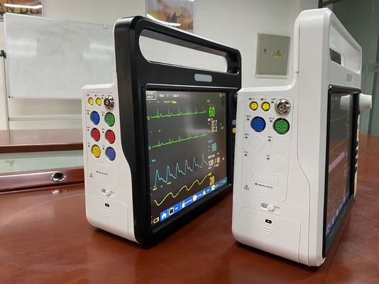 Signes vitaux, moniteur cardiaque en soins intensifs, équipement de surveillance des patients avec écran de 12,1 pouces.