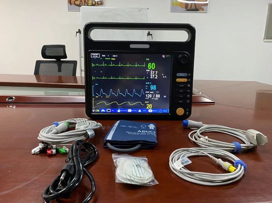 ECG Médical Portable Moniteur de Patient Multi Para Pour Enfants Neonataux Adultes