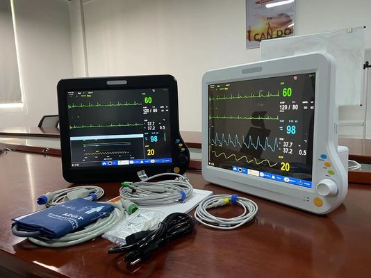 Moniteur multilingue de paramètres vitaux, appareil vital de l' hôpital 15 pouces pour adulte