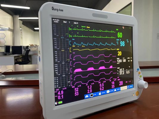 Moniteur cardiaque multi de l'anesthésie ICU de paramètre portatif pour le patient