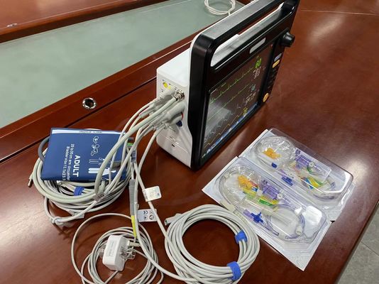 6 paramètres Moniteur cardiaque avec écran tactile de 12,1 pouces