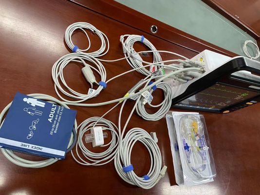 12Moniteur cardiaque multifonctionnel de 1 pouce, appareils de surveillance des signes vitaux pour l' hôpital