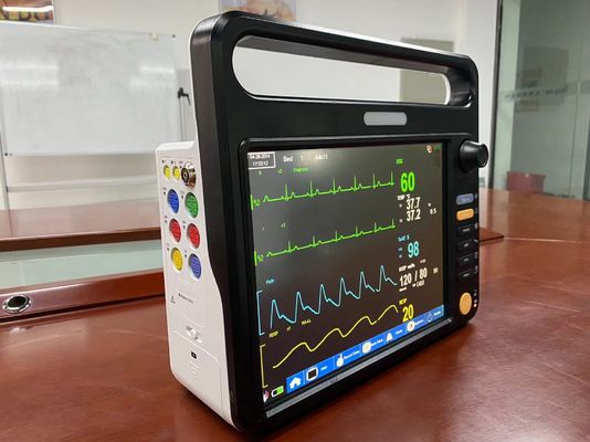 Machine de surveillance cardiaque multifonctionnelle multilingue avec EtCO2