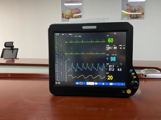 Machine électronique de signaux vitaux multiparamètres portable pour un service de soins intensifs ou un service de soins intensifs