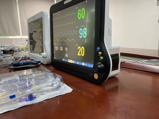 Moniteur cardiaque multi-paramétriques en soins intensifs multi-langue avec écran tactile