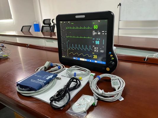 Appareil portable de surveillance des signes vitaux avec ECG SPO2 NIBP Temp