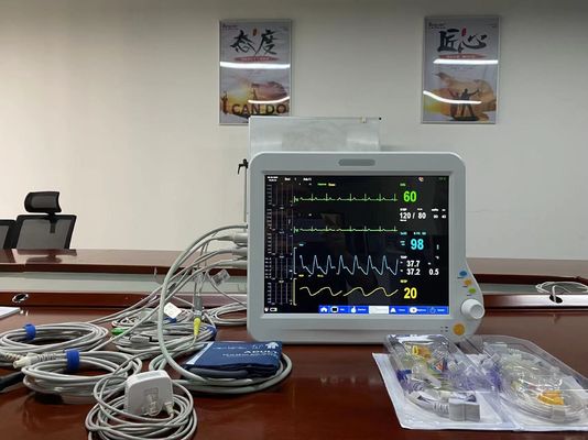 Moniteur de patient modulaire à plusieurs paramètres médical 15 " pour adultes pédiatriques