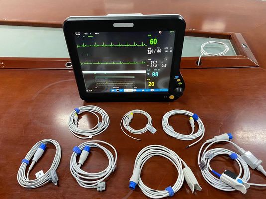 Moniteur de diagnostic multiparamètres pour patients avec écran LCD TFT de 15 pouces OEM
