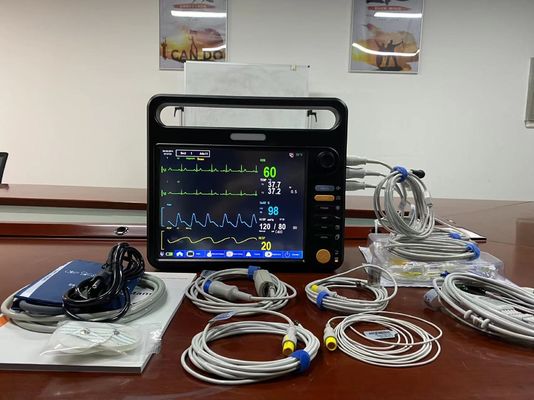 Modulaire de l'hôpital Vital Monitor Machine multilingue avec 12,1&quot; affichage