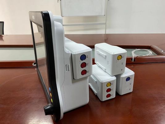 Surveillance cardiaque Dispositifs de surveillance médicale modulaires avec ECG SPO2 2Temp