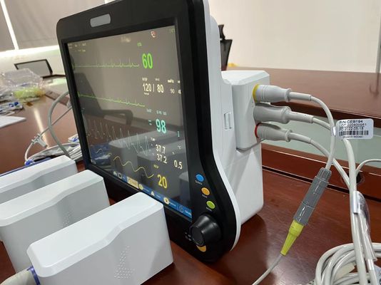 Ambulance médicale Moniteur des signes vitaux multilingue avec écran de 15 pouces OEM