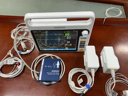 Équipement modulaire de surveillance du patient à l'hôpital multilingue avec ECG NIBP SPO2