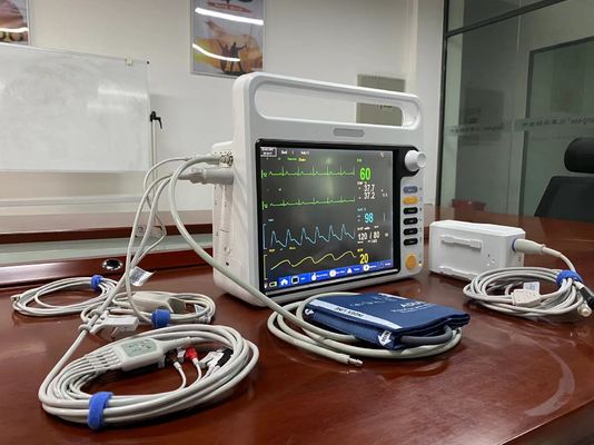 Moniteur cardiaque modulaire pour néonatales en soins intensifs Mainstream EtCO2 Sensor Moniteur portable pour patients