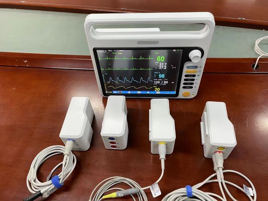 Moniteur portable modulaire Etco2, moniteur des signes vitaux de soins intensifs pour le diagnostic