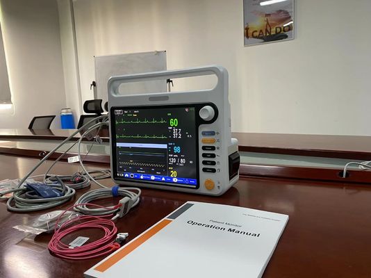 Machine de surveillance cardiaque médicale multiparamètre pour bébé pédiatrique adulte