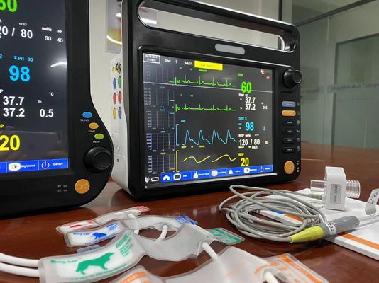 Moniteur multiparamètre vétérinaire multilingue 12,1 pouces OEM ODM