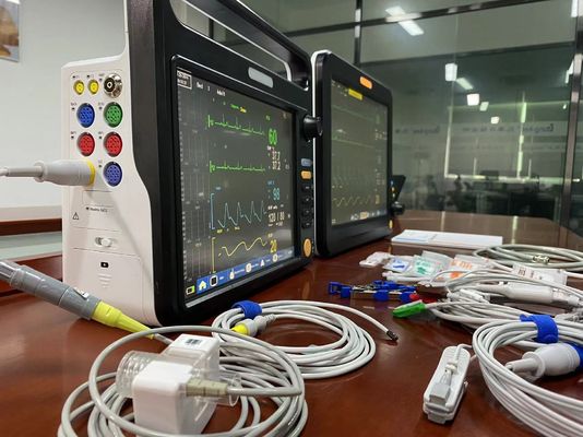 Moniteurs de chirurgie vétérinaire portables, Moniteur de signes vitaux vétérinaires de 12,1 pouces