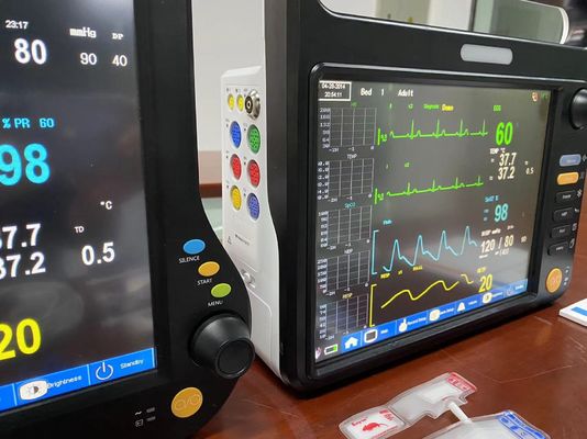 Moniteur vétérinaire multiparamètre multilingue sans ventilateur avec écran 12,1 pouces
