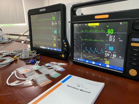 Moniteur vétérinaire multilingue Spo2, Moniteur de la machine cardiaque pour chien lapin