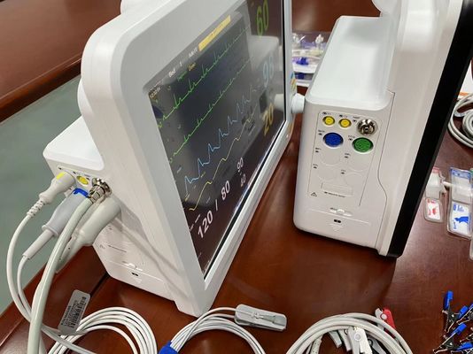 Animaux Moniteur vétérinaire multiparamètre avec 2IBP AG EtCO2