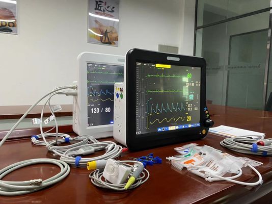 Animaux Moniteur vétérinaire multiparamètre avec 2IBP AG EtCO2