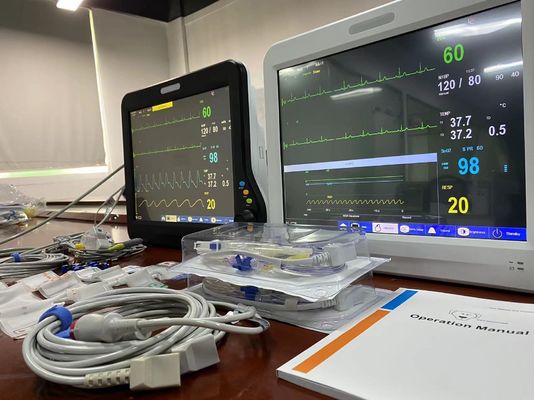 Moniteur vétérinaire LCD 1024X768, appareils de surveillance des paramètres vitaux avec 15 pouces