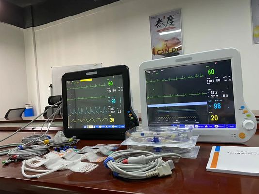 CMS Touch Vétérinaire Multiparamètre Moniteur 15 pouces Pour chirurgie animale