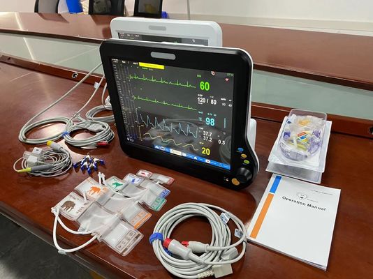 Moniteur vétérinaire multiparamètre de 15 pouces pour animaux