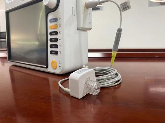Matériau en plastique Capteur de CO2 de fin de marée pour moniteur cardiaque en soins intensifs