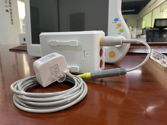 Pour les adultes et les enfants Etco2 Mainstream Couleur blanche Pour le moniteur cardiaque