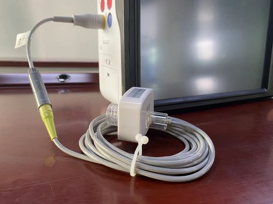 Matériau en plastique Capteur de CO2 de fin de marée pour moniteur cardiaque en soins intensifs