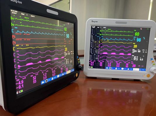 Moniteur cardiaque multi de l'anesthésie ICU de paramètre portatif pour le patient