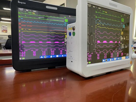 Moniteur cardiaque portatif d'ICU, moniteur patient de paramètre multi d'anesthésie