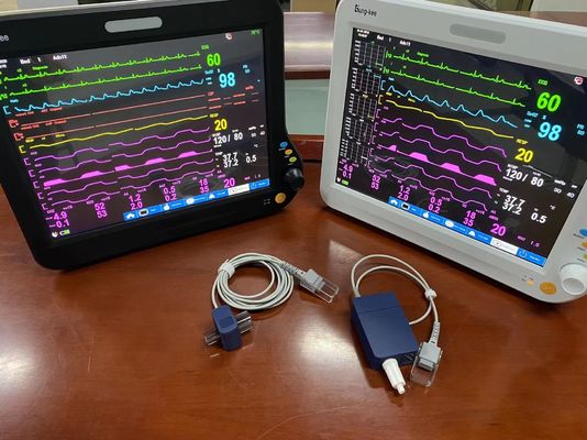 Moniteur patient de paramètre multi d'ECG, moniteur SPO2 patient modulaire
