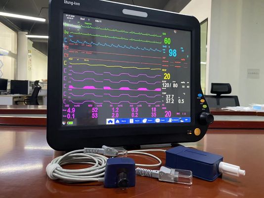 Moniteur patient de paramètre multi d'écran de 15 TFT LCD pour l'anesthésie ICU cardiaque