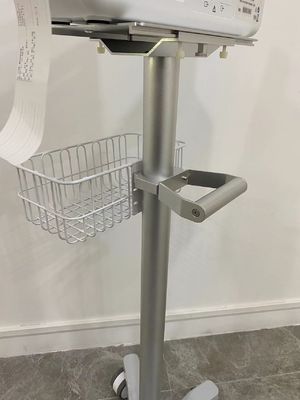 Anesthésie aviation médicale Matieral en aluminium de chariot à moniteur de 3 roues silencieuses de pouce