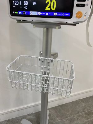 Chariot en aluminium à moniteur patient de Matieral d'aviation vétérinaire avec les roues silencieuses de 3 pouces