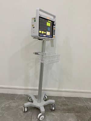 Chariot en aluminium à moniteur patient de Matieral d'aviation d'ICU avec les roues silencieuses de 3 pouces