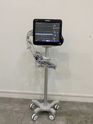 chariot à moniteur de cardiaque de 800-1020mm avec les roues silencieuses de 3 pouces