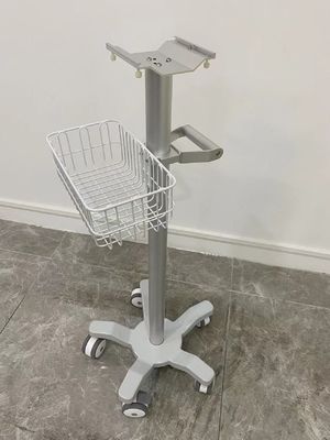 Chariot modulaire à moniteur patient de 3 roues silencieuses de pouce avec l'aviation Matieral en aluminium