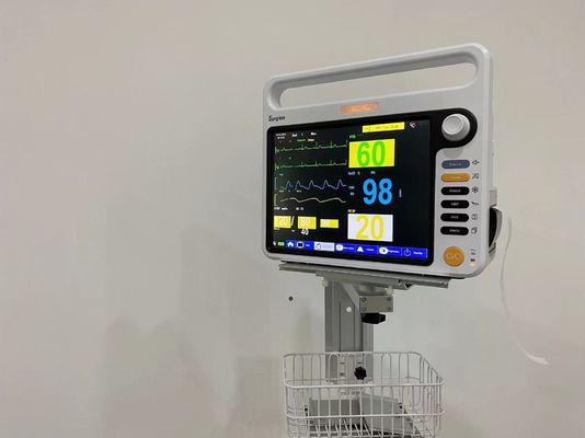 Bâti médical L de moniteur de paramètre multi en aluminium 180 degrés de rotation