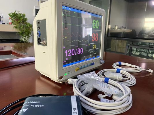Moniteurs de signes vitaux de patients hospitaliers légers avec mesure de la température par ECG SPO2 NIBP