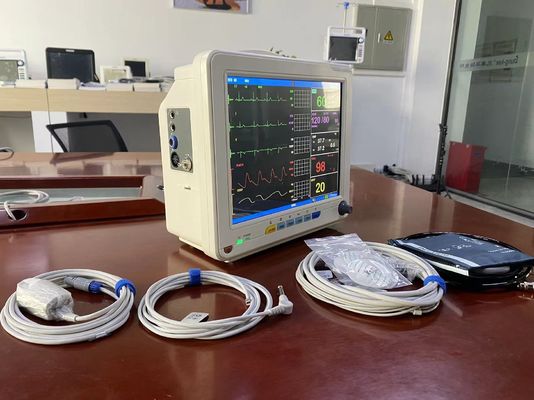 Moniteur patient portatif de clinique de salle générale avec l'écran d'affichage à cristaux liquides de TFT de 12,1 pouces