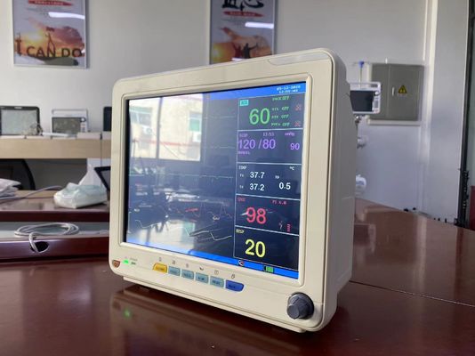 Moniteur patient multi portatif de paramètre avec la mesure d'ECG SPO2 NIBP et de Temp
