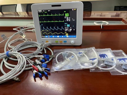 Vital Signs Monitor With vétérinaire portatif EtCO2 ECG SPO2 NIBP et mesure de Temp