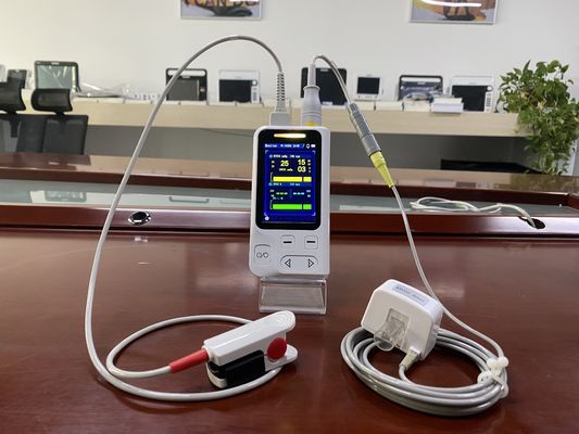Moniteur de signes vitaux de poche vétérinaire écran LCD TFT 3,5 pouces avec EtCO2 et SPO2