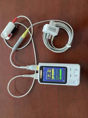 Appareil de capnographie portable pour animaux de compagnie Moniteur multiparamètre vétérinaire portatif